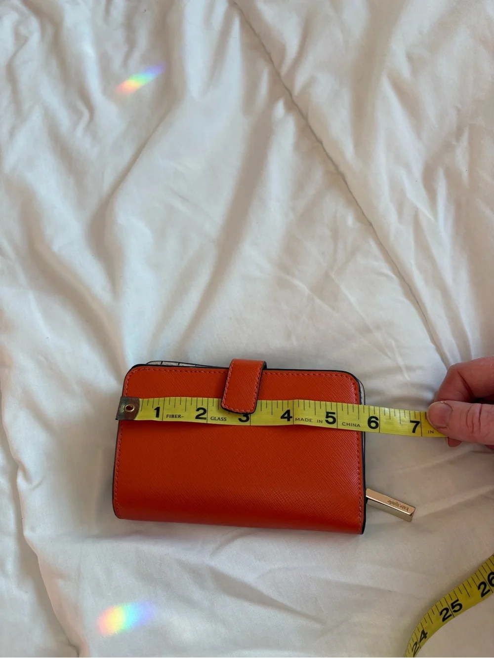kate spade New York Orange Zip Wallet